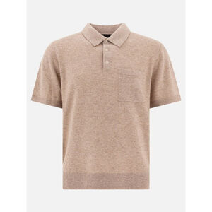 NWOT Vince Knit Pocket Polo Shirt in Wool / Linen / Cashmere Blend - Size Small